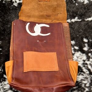 Elegant Leather Men's Backpack